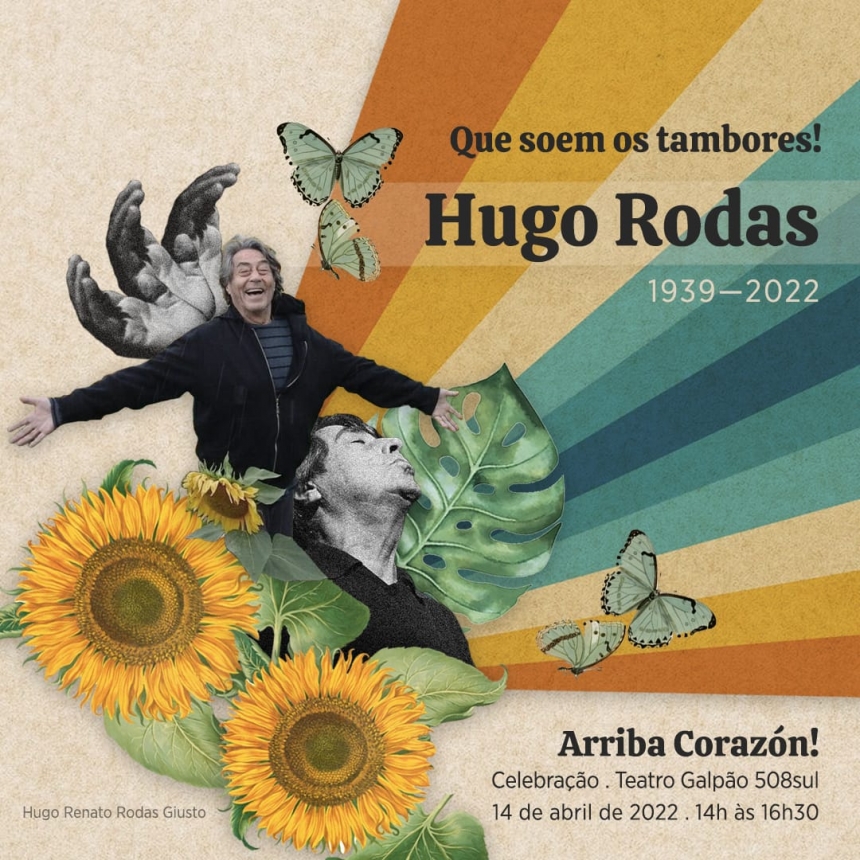 ARRIBA CORAZON!! Velório do Professor Hugo Rodas 14hs as 16hs no Galpão do espaço cultural Renato Russo