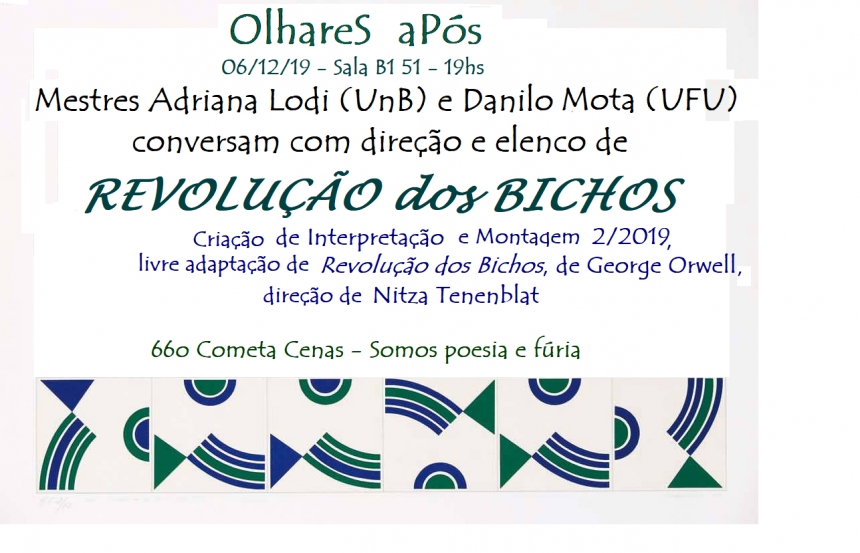 OlhareS aPós - "Revolução dos Bichos" - 06/12/2019